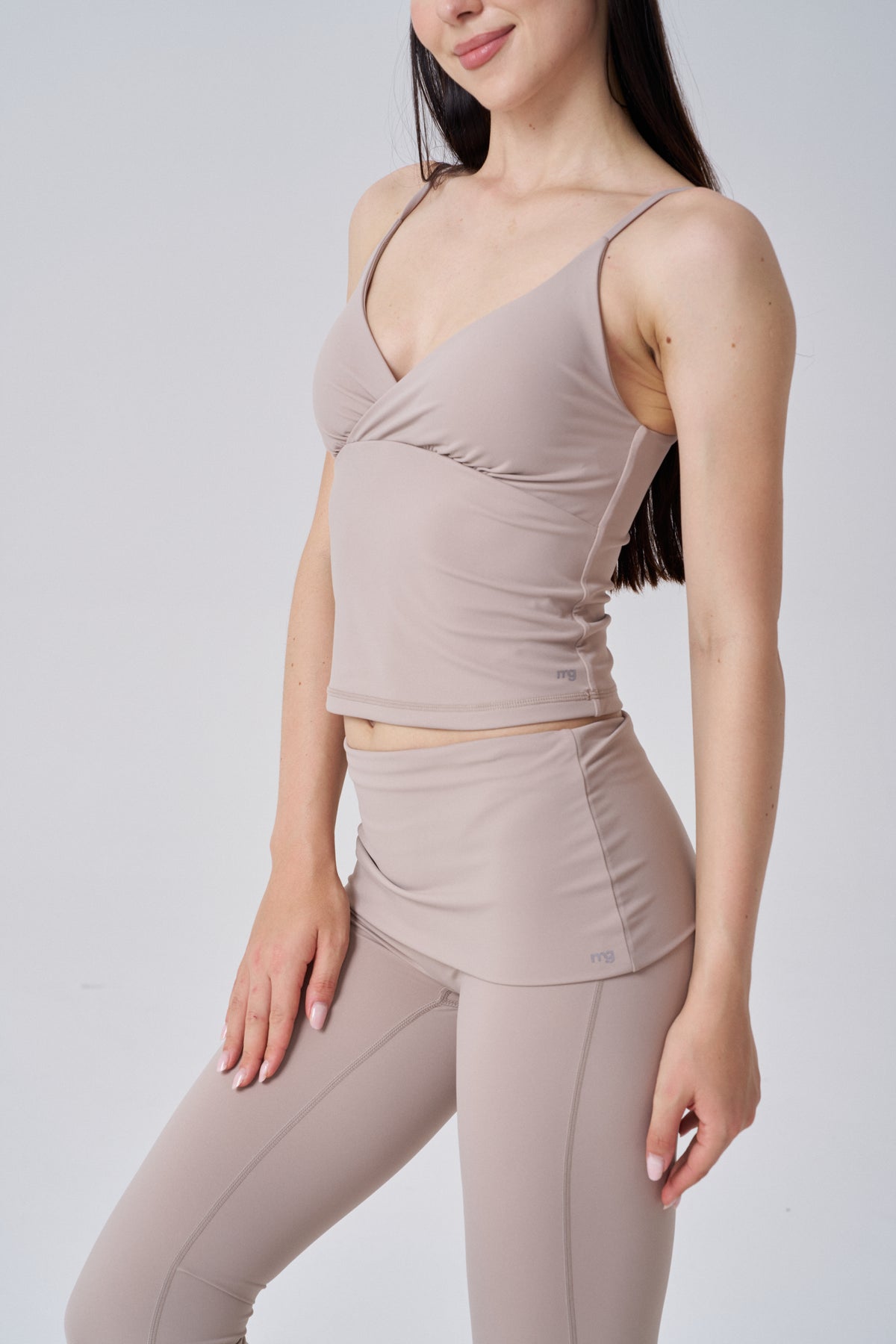 Buttersoft Fold Over Flare Leggings | Taupe